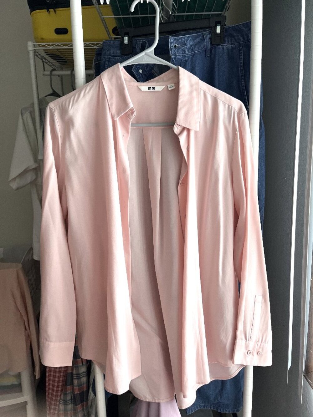 Uniqlo Pink Shirt Blouse
